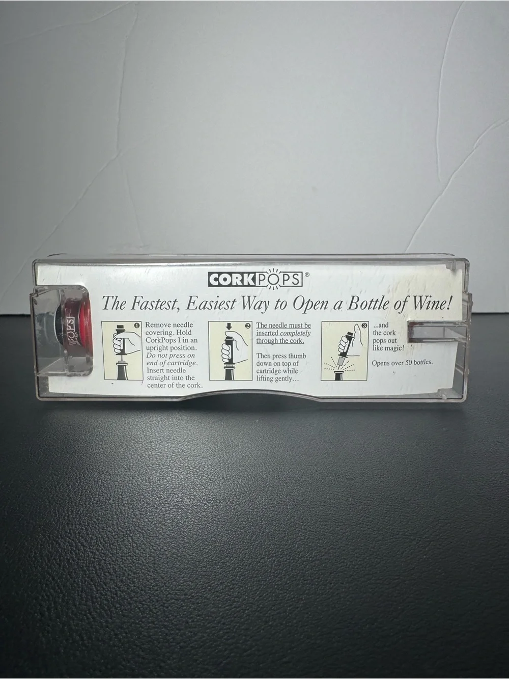 Cork Pops Wine Bottle Opener Pressurized Cork Remover